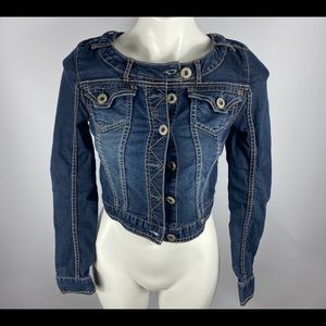 Guess Cropped Jean Jacket